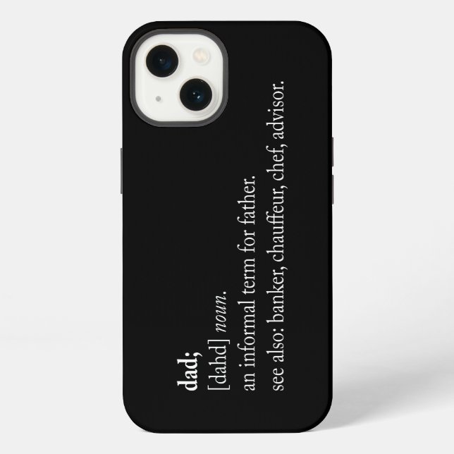 Dad - Dictionary Definition Iphone Case (Back)