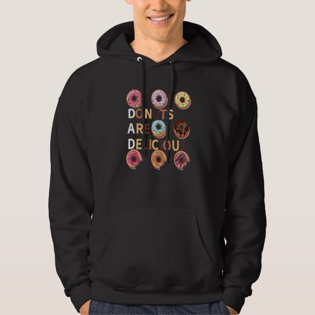 Dad Donuts Hoodie (Front)