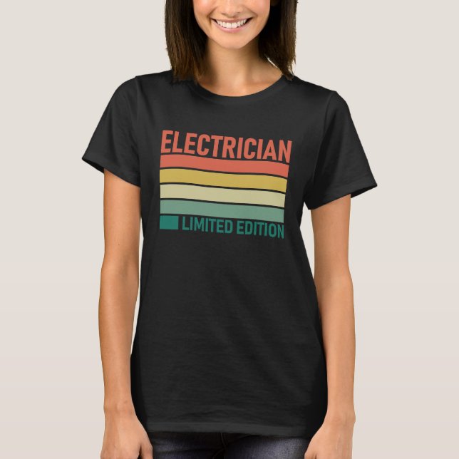 Dad Electrician  Electricians Father T-Shirt (Front)