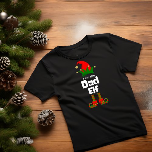 Dad Elf family matching Christmas  T_Shirt