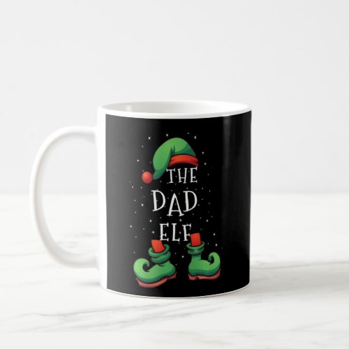 Dad Elf Funny Matching Family Christmas Pajamas  Coffee Mug