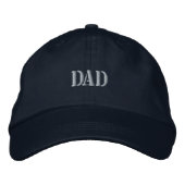 DAD EMBROIDERED BASEBALL CAP (Front)