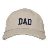 DAD EMBROIDERED BASEBALL HAT (Front)