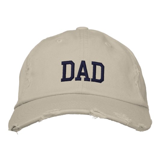 DAD EMBROIDERED BASEBALL HAT (Front)