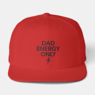 Dad Energy Only Minimalist Funny Father Shirt Visor