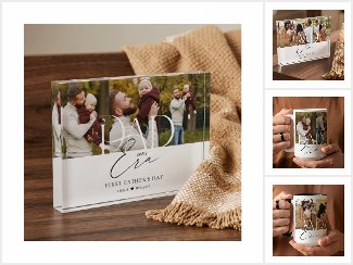 Dad Era Photo Collage Father's Day Gifts