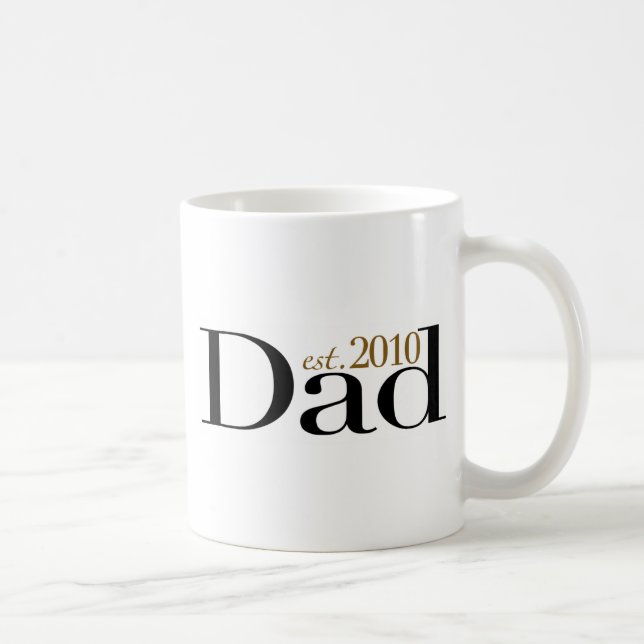 Dad Est 2010 Coffee Mug (Right)