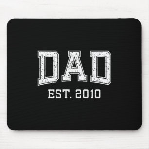 Dad Est 2010 Dad D Fathers Day Ized  Mouse Pad