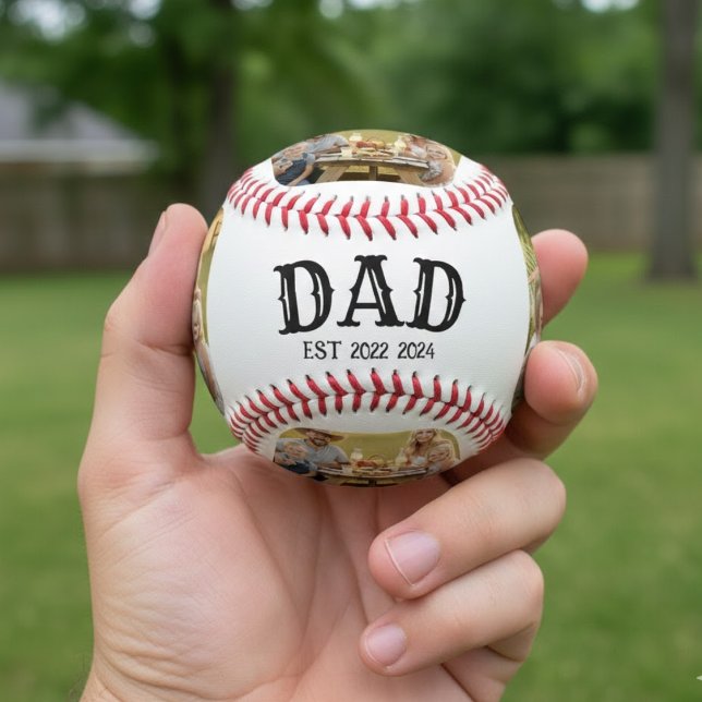 Dad Est 2025 3 Photo Baseball (Creator Uploaded)