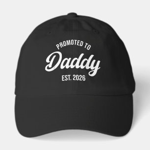 Dad Est 2026 Fathers Day 2026 Promoted to Daddy Hat