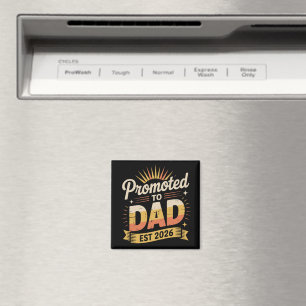 Dad Est. 2026 Funny New Dad Pregnancy Announcement Magnet