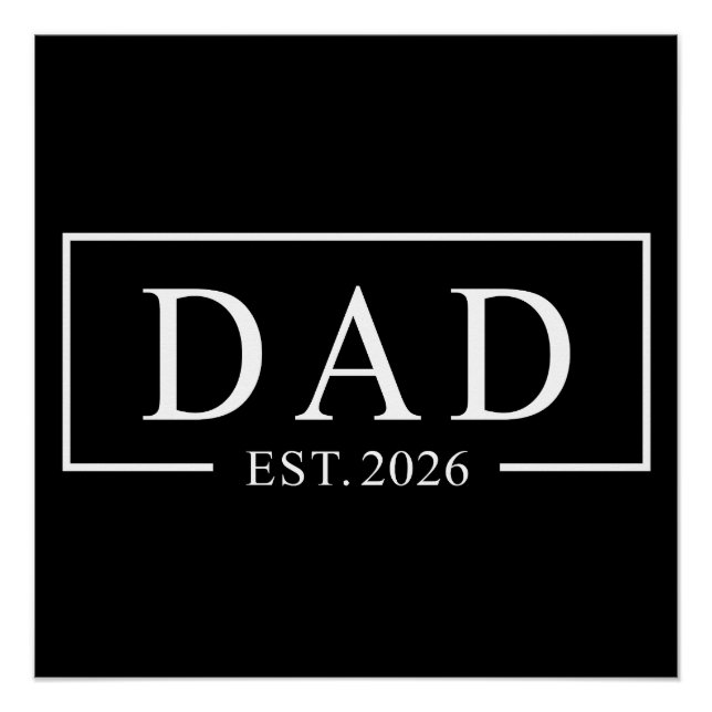 Dad Est 2026 Poster (Front)