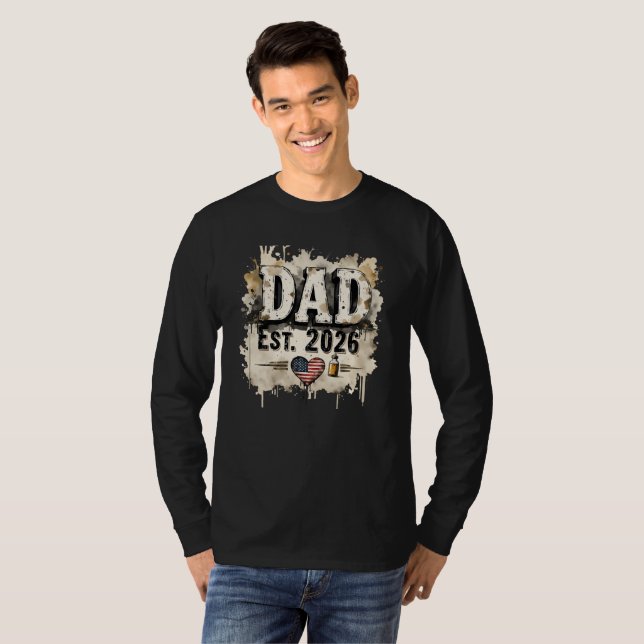 Dad Est 2026 Tshirt (Front Full)