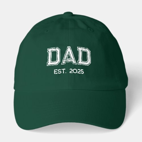 Dad Est. Custom Year Father's Gift Hat