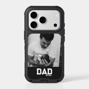 Dad Est Photo Black & White Year Father's Day iPhone 17 Pro Case