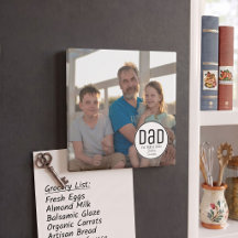 Dad Est. Photo Modern Bold Simple Kids Names