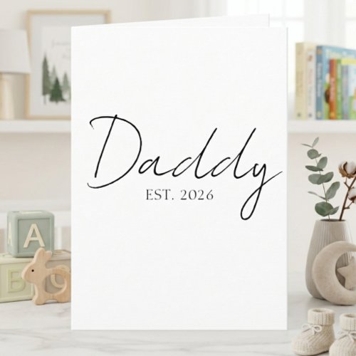 Dad EST Year Sweet Announcement Script Design