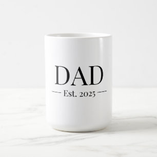 Dad Established 2025 Coffee Mug