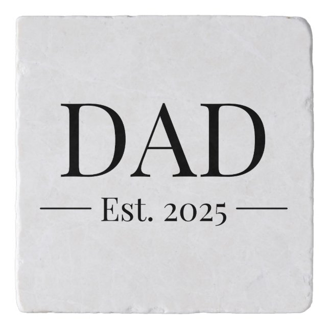 Dad Established 2025 Trivet (Front)