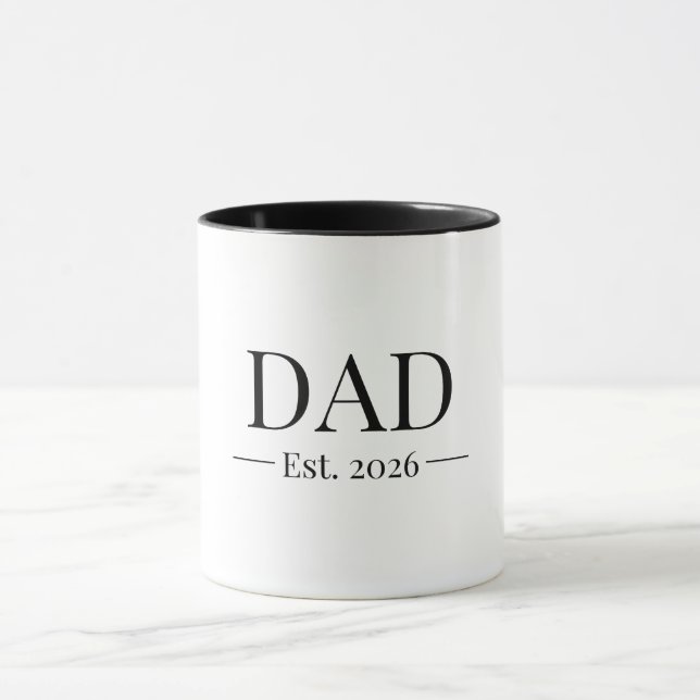 Dad Established 2026 Mug (Center)