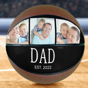 Dad Established 3 Photo Basketball