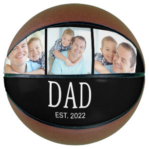 Dad Established 3 Photo Basketball