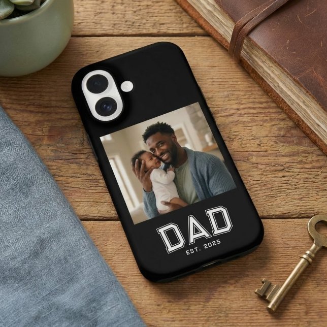 Dad Established Bold Black Photo Case-Mate iPhone Case (Creator Uploaded)