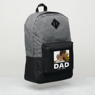 Dad Established Bold Black Photo Port Authority® Backpack