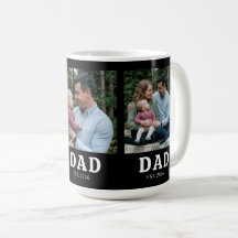 Dad Established Bold Modern Black 3 Photo