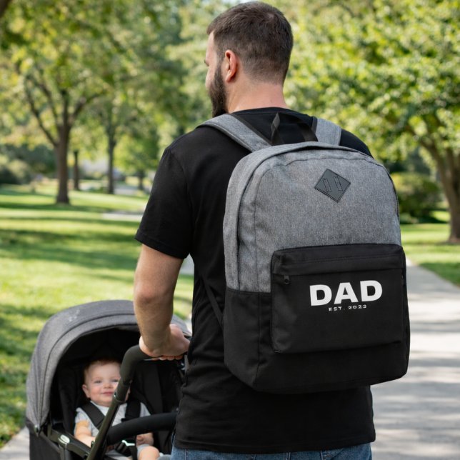 Dad Established Bold New Dad Gift Backpack (Creator Uploaded)