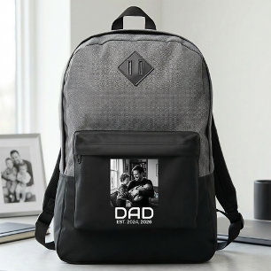 Dad Established Bold Photo Port Authority® Backpack