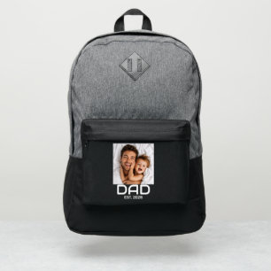 Dad Established Bold Photo Port Authority® Backpack