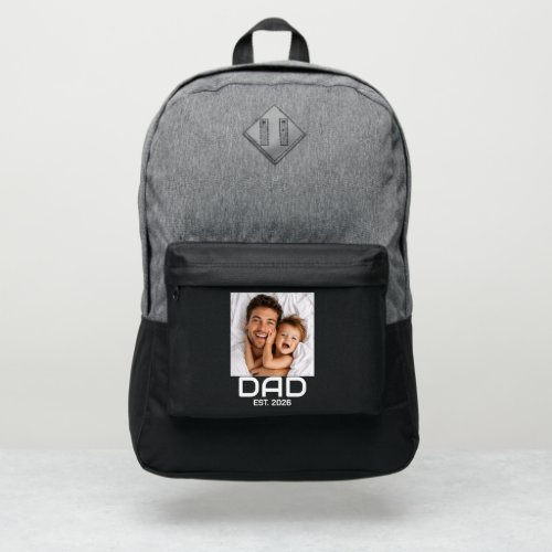 Dad Established Bold Photo Port Authority® Backpack