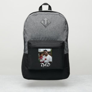 Dad Established Bold Photo Port Authority® Backpack