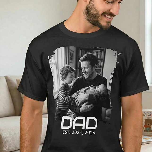 Dad Established Bold Photo T-Shirt (Creator Uploaded)