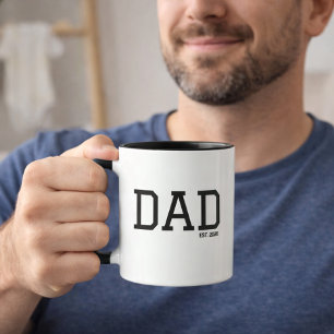 Dad Established Customizable Year Father's Day Mug