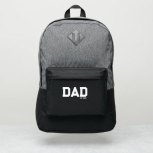Dad Established Customizable Year Father's Day Port Authority® Backpack