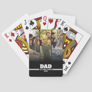 Dad Established Father Child Game Night Poker Cards
