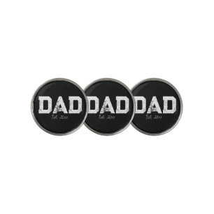 'Dad' Established Father's Day Keepsake Golf Ball Marker