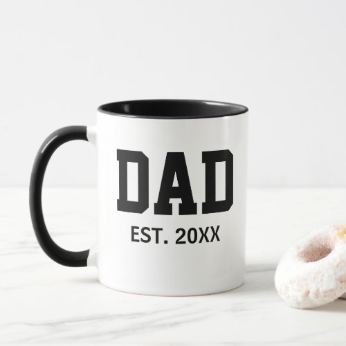 Dad Established Modern Coffee Mug
