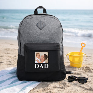 Dad Established Modern Photo Port Authority® Backpack