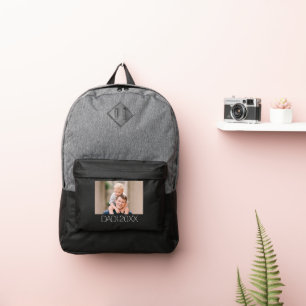Dad Established Modern Script Photo  Port Authority® Backpack