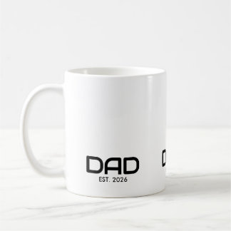 Dad Established New Dad Gift  Coffee Mug