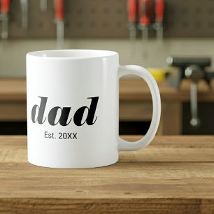 Dad Established New Dad Gift Coffee Mug