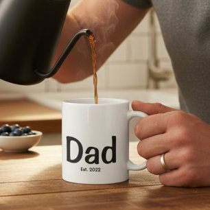 Dad Established New Dad Gift Coffee Mug