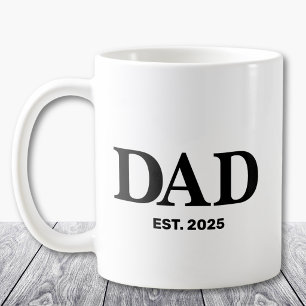 Dad Established New Dad Gift Coffee Mug