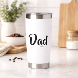 Dad Established New Dad Gift Insulated Tumbler
