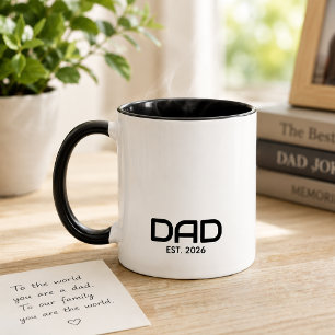 Dad Established New Dad Gift Mug