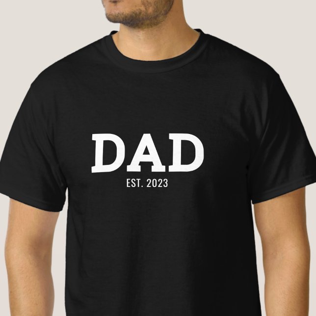 Dad Established New Dad Gift T-Shirt (Creator Uploaded)