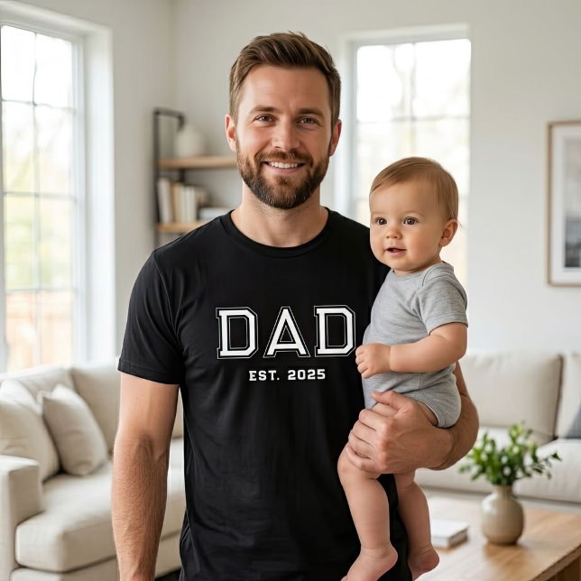 Dad Established New Dad Gift T-Shirt (Creator Uploaded)